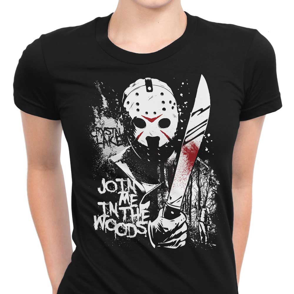 Join Me in the Woods Women's Apparel - Adult & Kids T-Shirts, Sweatshirts & Hoodies apparel design preview 1