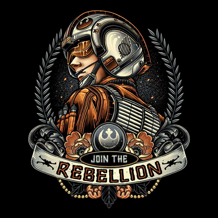 Join the Rebellion Men's Apparel - Adult & Kids T-Shirts, Sweatshirts & Hoodies apparel design preview 2