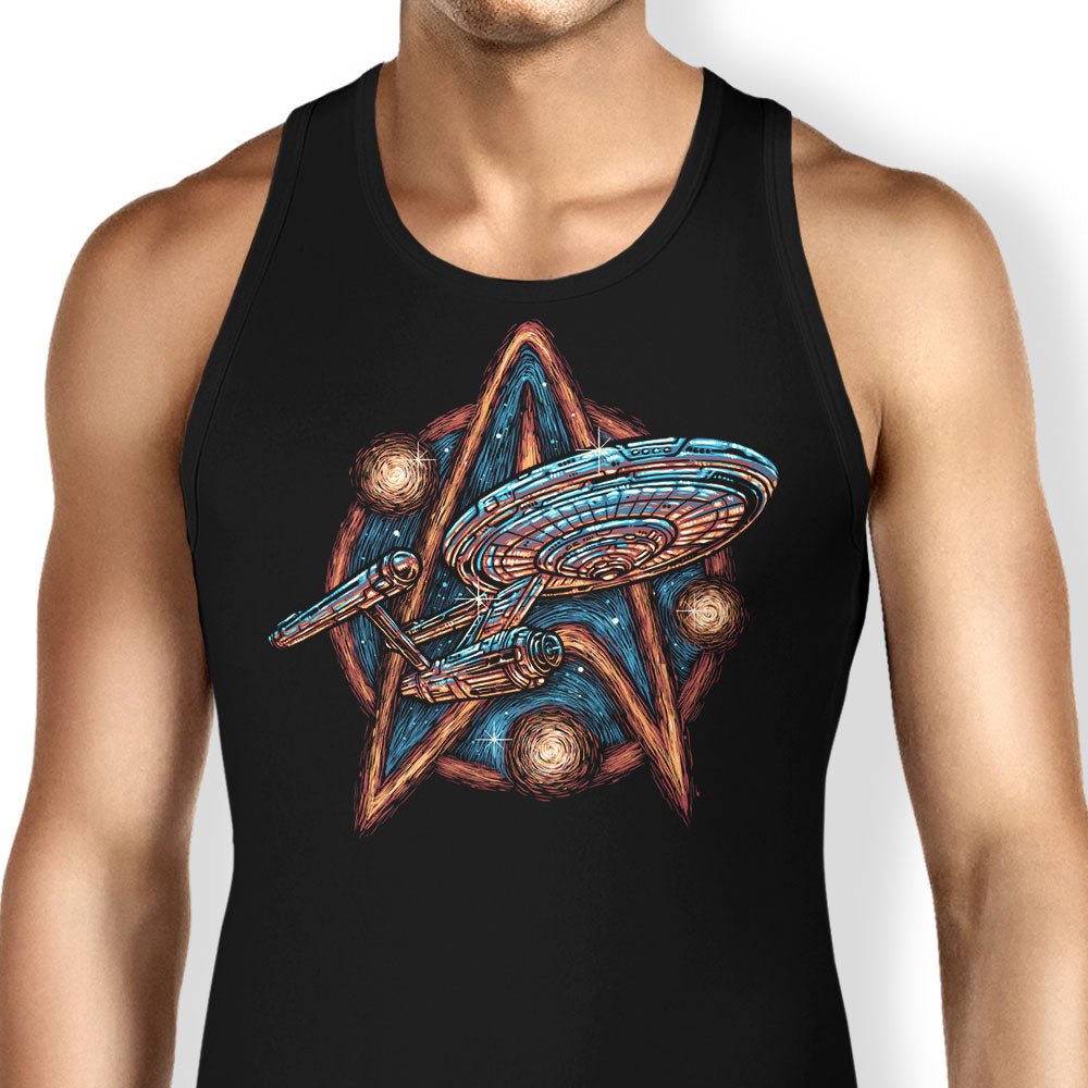 Journey to the Stars and Beyond Tank Top - Adult & Kids T-Shirts, Sweatshirts & Hoodies apparel design preview 1