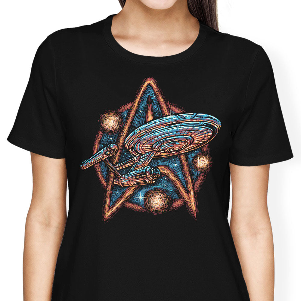 Journey to the Stars and Beyond Women's Apparel - Adult & Kids T-Shirts, Sweatshirts & Hoodies apparel design preview 1