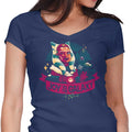 Joy to the Galaxy Women's V-Neck - Adult & Kids T-Shirts, Sweatshirts & Hoodies apparel design preview 1