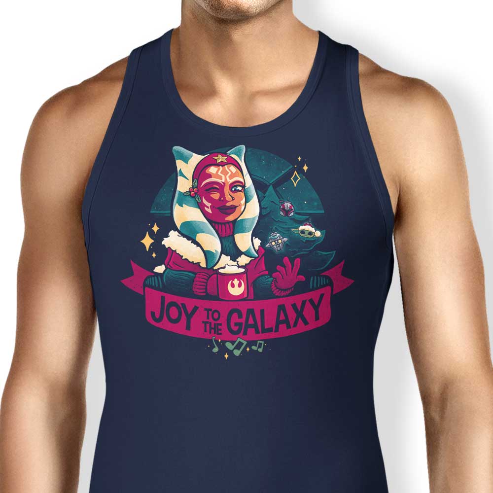 Joy to the Galaxy Tank Top - Adult & Kids T-Shirts, Sweatshirts & Hoodies apparel design preview 1