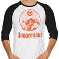 Juggernaut 3/4 Sleeve Raglan - Adult & Kids T-Shirts, Sweatshirts & Hoodies apparel design preview 1
