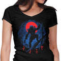 Jungle Warrior Women's V-Neck - Adult & Kids T-Shirts, Sweatshirts & Hoodies apparel design preview 1