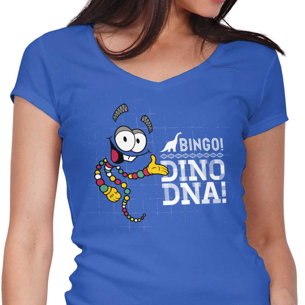 Jurassic Bingo! Women's V-Neck - Adult & Kids T-Shirts, Sweatshirts & Hoodies apparel design preview 1
