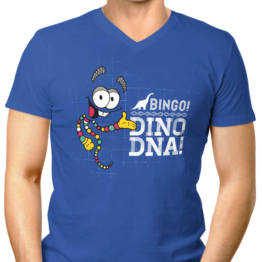 Jurassic Bingo! Men's V-Neck - Adult & Kids T-Shirts, Sweatshirts & Hoodies apparel design preview 1