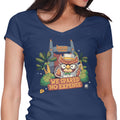 Jurassic Crossing Women's V-Neck - Adult & Kids T-Shirts, Sweatshirts & Hoodies apparel design preview 1