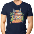 Jurassic Crossing Men's V-Neck - Adult & Kids T-Shirts, Sweatshirts & Hoodies apparel design preview 1