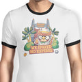 Jurassic Crossing Ringer - Adult & Kids T-Shirts, Sweatshirts & Hoodies apparel design preview 1
