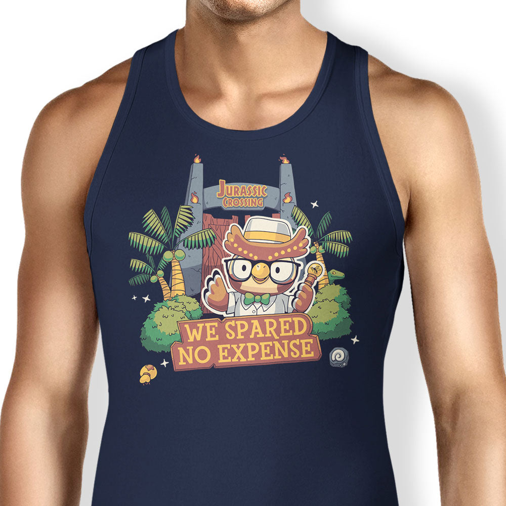 Jurassic Crossing Tank Top - Adult & Kids T-Shirts, Sweatshirts & Hoodies apparel design preview 1