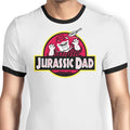 Jurassic Dad Ringer - Adult & Kids T-Shirts, Sweatshirts & Hoodies apparel design preview 1