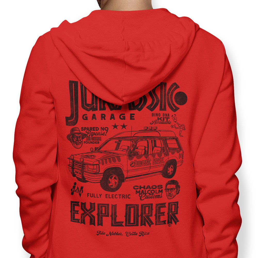 Jurassic Explorer - Adult & Kids T-Shirts, Sweatshirts & Hoodies apparel design preview 1
