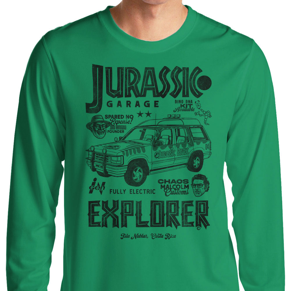 Jurassic Explorer - Adult & Kids T-Shirts, Sweatshirts & Hoodies apparel design preview 1