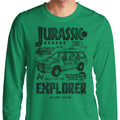 Jurassic Explorer - Adult & Kids T-Shirts, Sweatshirts & Hoodies apparel design preview 1