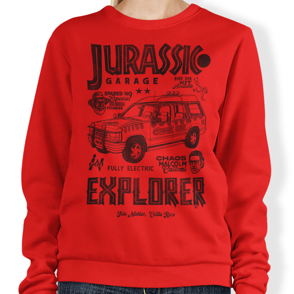 Jurassic Explorer - Adult & Kids T-Shirts, Sweatshirts & Hoodies apparel design preview 1