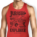 Jurassic Explorer Tank Top - Adult & Kids T-Shirts, Sweatshirts & Hoodies apparel design preview 1