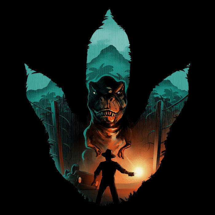 Jurassic Footprint Men's Apparel - Adult & Kids T-Shirts, Sweatshirts & Hoodies apparel design preview 2