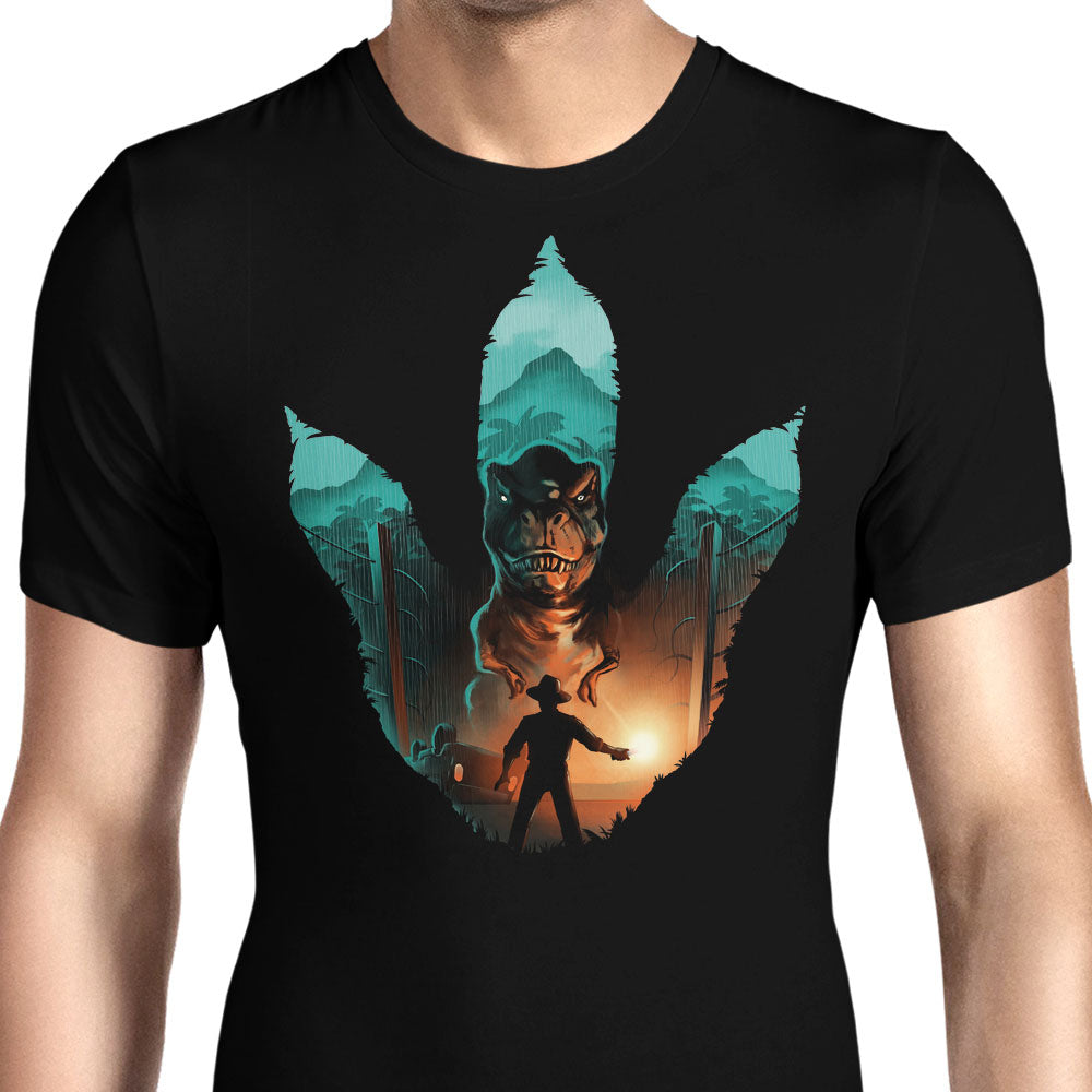 Jurassic Footprint Men's Apparel - Adult & Kids T-Shirts, Sweatshirts & Hoodies apparel design preview 1