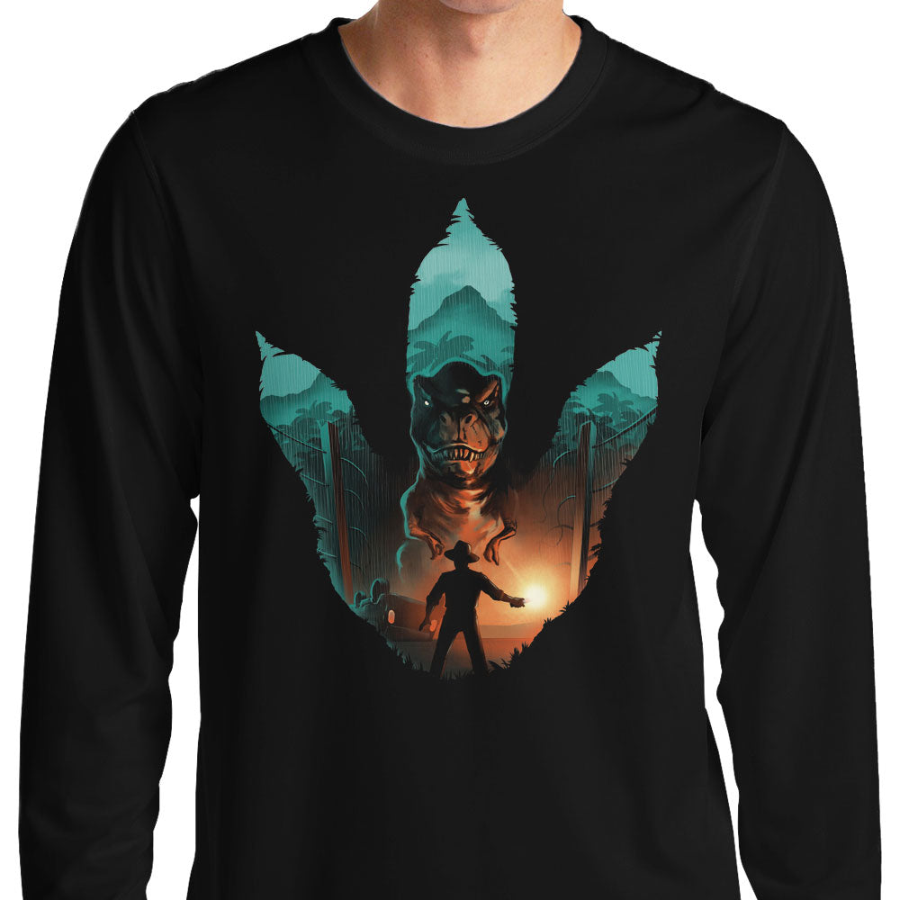 Jurassic Footprint - Adult & Kids T-Shirts, Sweatshirts & Hoodies apparel design preview 1