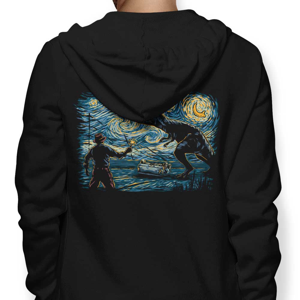 Jurassic Night - Adult & Kids T-Shirts, Sweatshirts & Hoodies apparel design preview 1