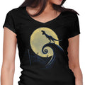 Jurassic Nightmare Women's V-Neck - Adult & Kids T-Shirts, Sweatshirts & Hoodies apparel design preview 1