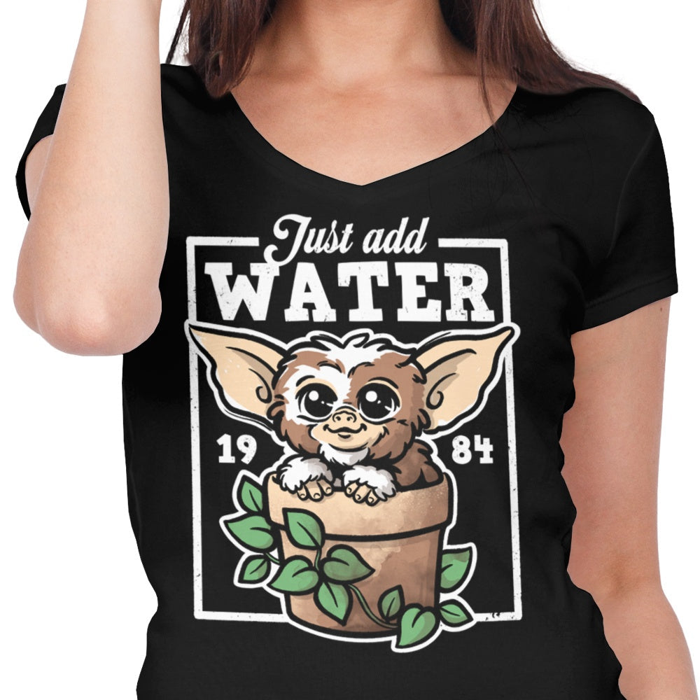 Just Add Water Women's V-Neck - Adult & Kids T-Shirts, Sweatshirts & Hoodies apparel design preview 2