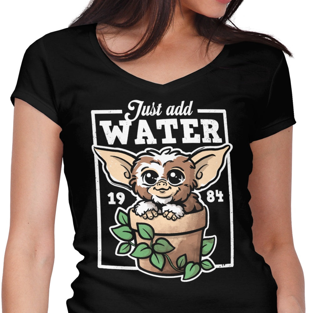 Just Add Water Women's V-Neck - Adult & Kids T-Shirts, Sweatshirts & Hoodies apparel design preview 1