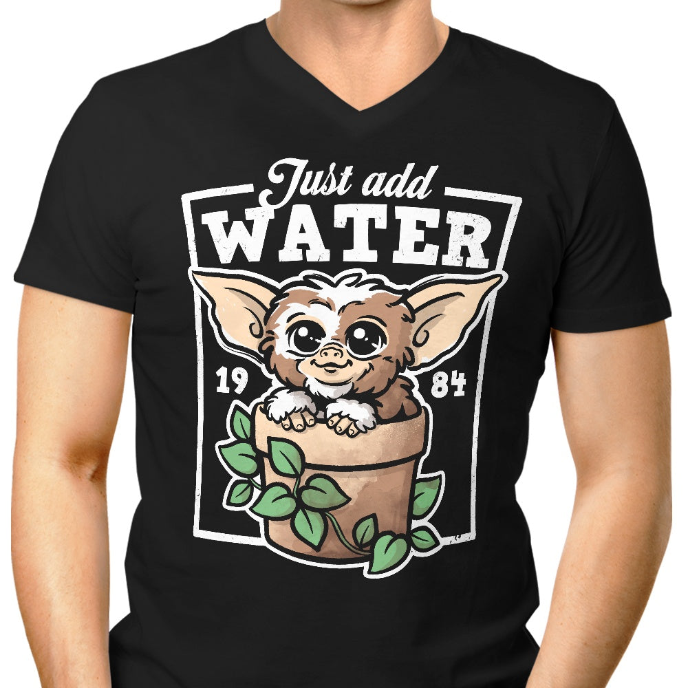 Just Add Water Men's V-Neck - Adult & Kids T-Shirts, Sweatshirts & Hoodies apparel design preview 1