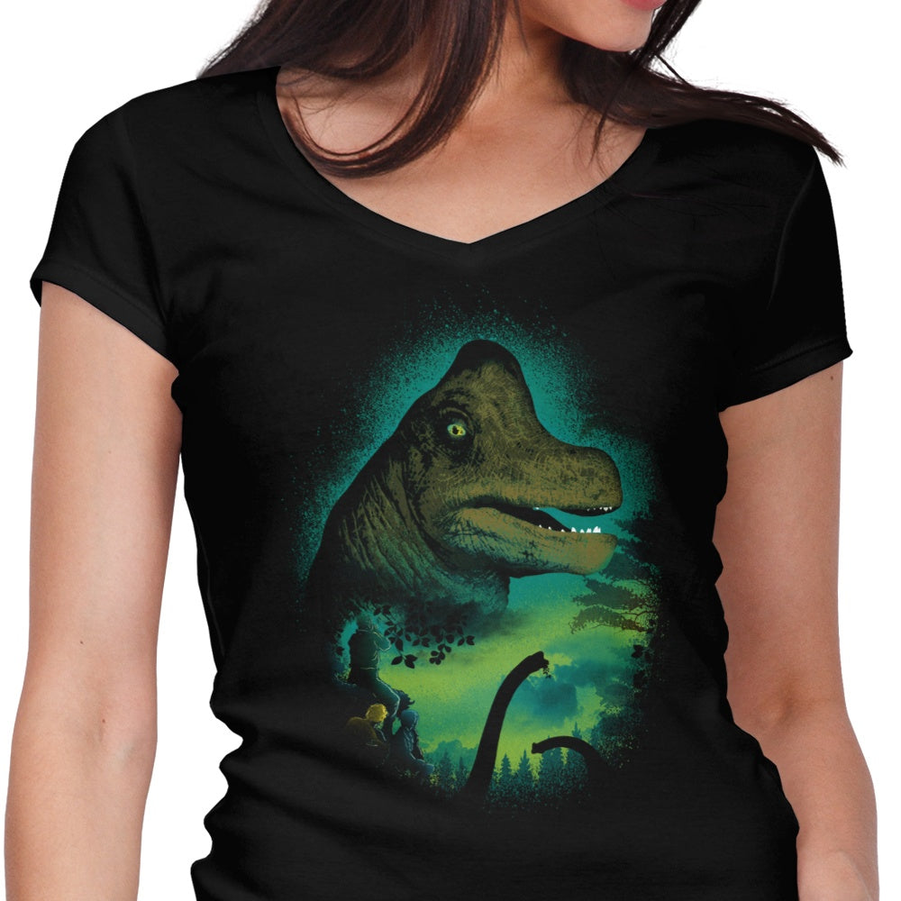Just Animals Women's V-Neck - Adult & Kids T-Shirts, Sweatshirts & Hoodies apparel design preview 1