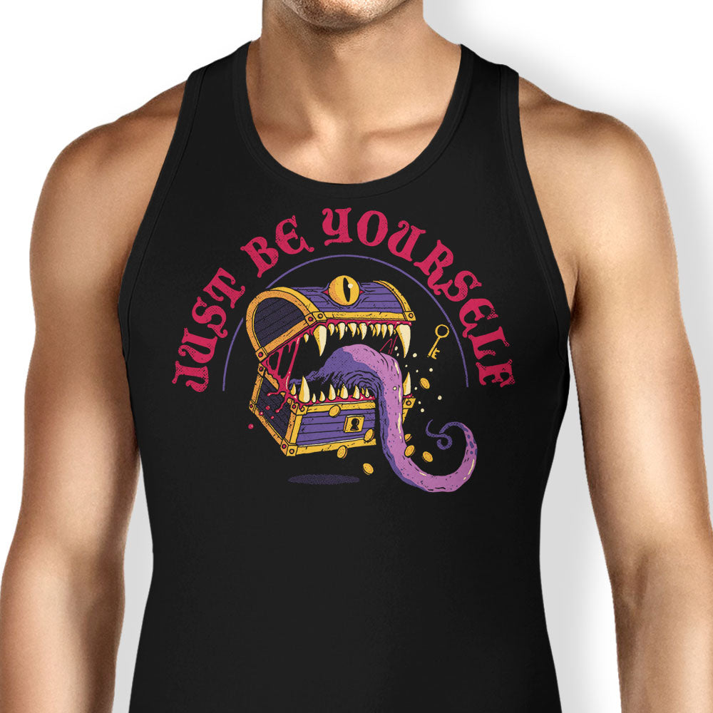 Just Be Yourself Tank Top - Adult & Kids T-Shirts, Sweatshirts & Hoodies apparel design preview 1