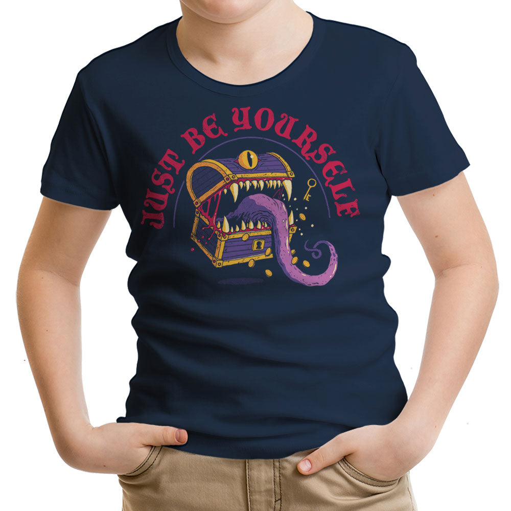 Just Be Yourself Youth Apparel - Adult & Kids T-Shirts, Sweatshirts & Hoodies apparel design preview 2