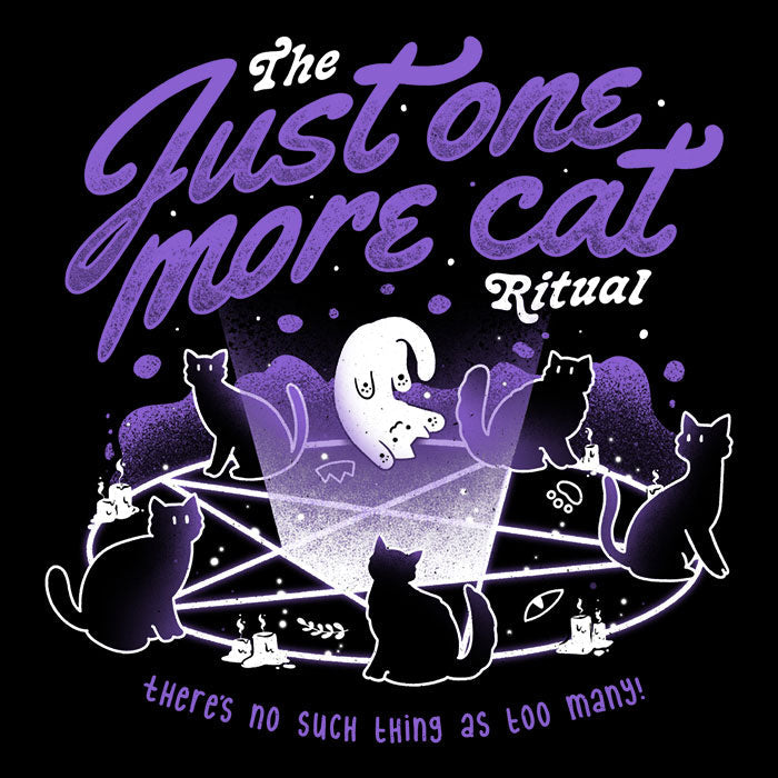 Just One More Cat Men's V-Neck - Adult & Kids T-Shirts, Sweatshirts & Hoodies apparel design preview 2