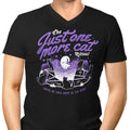 Just One More Cat Men's V-Neck - Adult & Kids T-Shirts, Sweatshirts & Hoodies apparel design preview 1
