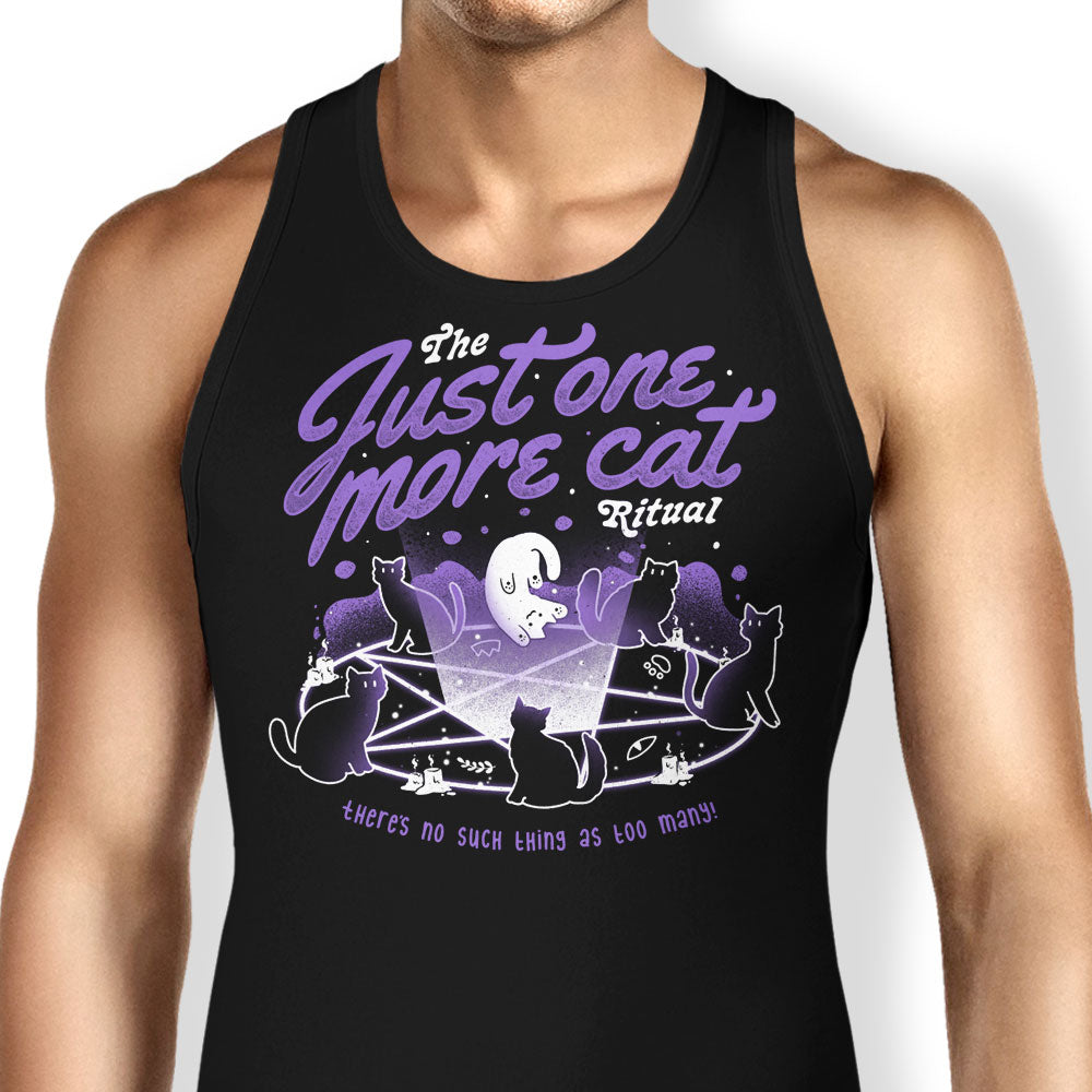 Just One More Cat Tank Top - Adult & Kids T-Shirts, Sweatshirts & Hoodies apparel design preview 1