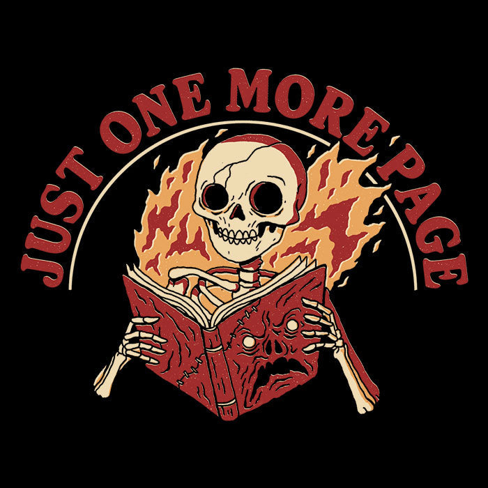 Just One More Page - Adult & Kids T-Shirts, Sweatshirts & Hoodies apparel design preview 2