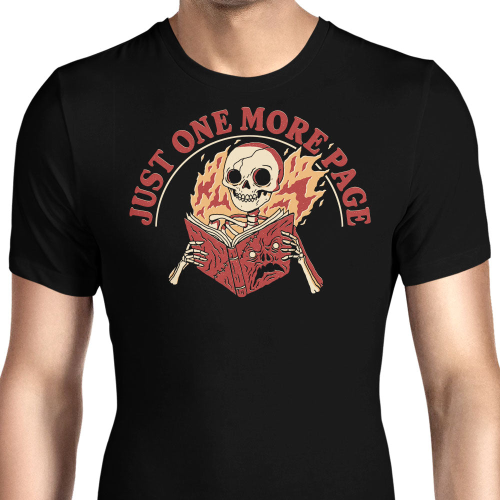 Just One More Page Men's Apparel - Adult & Kids T-Shirts, Sweatshirts & Hoodies apparel design preview 1