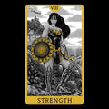 Justice Tarot: Strength Coasters - Adult & Kids T-Shirts, Sweatshirts & Hoodies apparel design preview 1