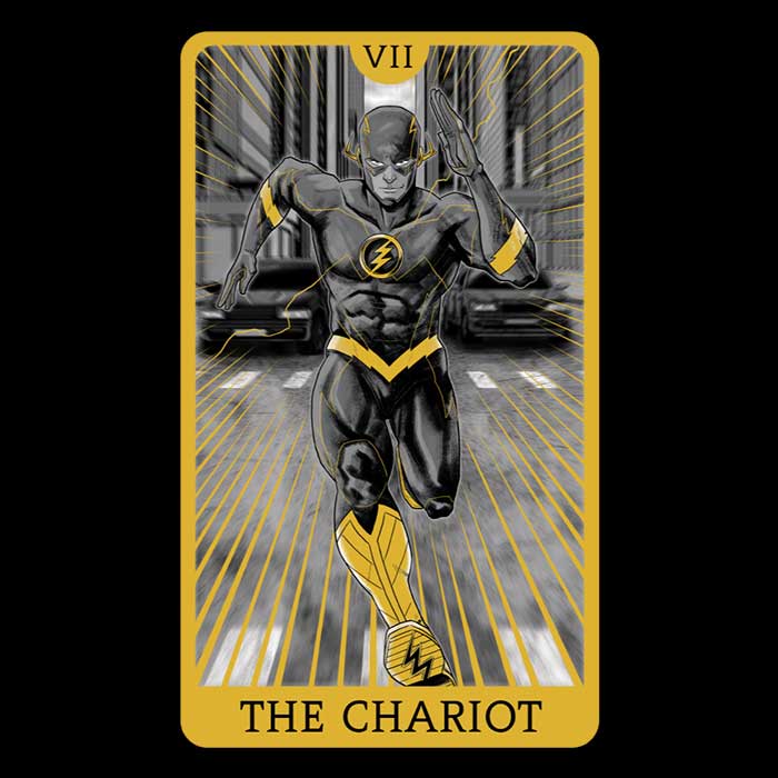 Justice Tarot: The Chariot Coasters - Adult & Kids T-Shirts, Sweatshirts & Hoodies apparel design preview 1