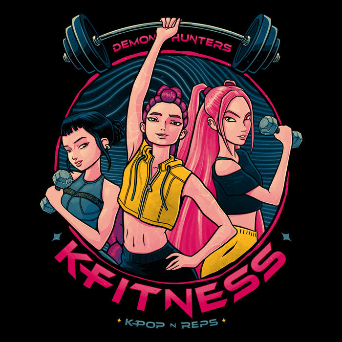 K-Fitness Tank Top - Adult & Kids T-Shirts, Sweatshirts & Hoodies apparel design preview 2
