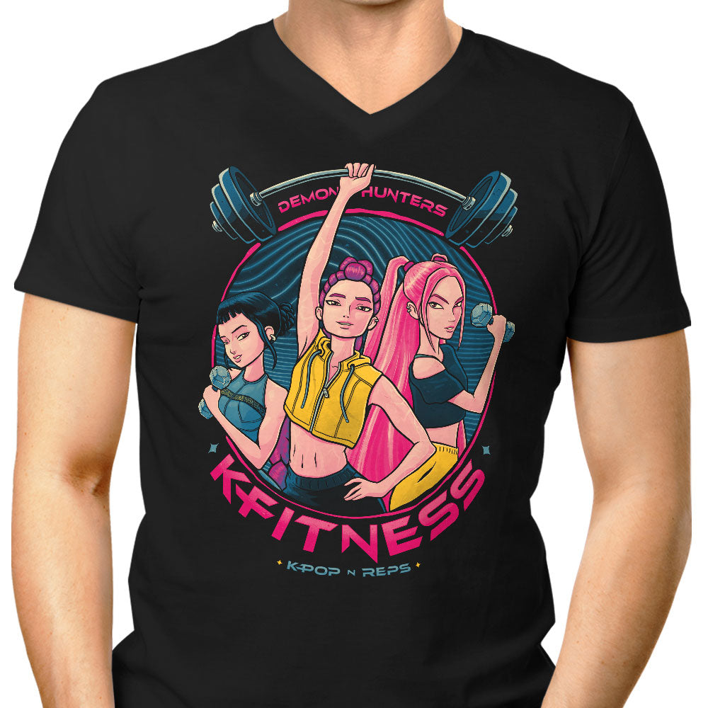 K-Fitness Men's V-Neck - Adult & Kids T-Shirts, Sweatshirts & Hoodies apparel design preview 1