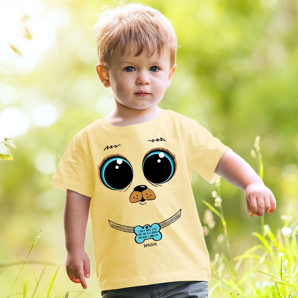 Kerusso Puppy Christian Baby Toddler Youth Bright - Adult & Kids T-Shirts, Sweatshirts & Hoodies apparel design preview 1