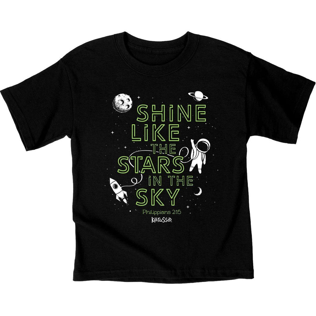 Kerusso Shine Like the Stars in Sky Astronaut - Adult & Kids T-Shirts, Sweatshirts & Hoodies apparel design preview 1