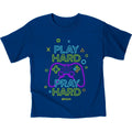 Kerusso Play Hard Pray Gamer Christian Toddler Youth - Adult & Kids T-Shirts, Sweatshirts & Hoodies apparel design preview 1