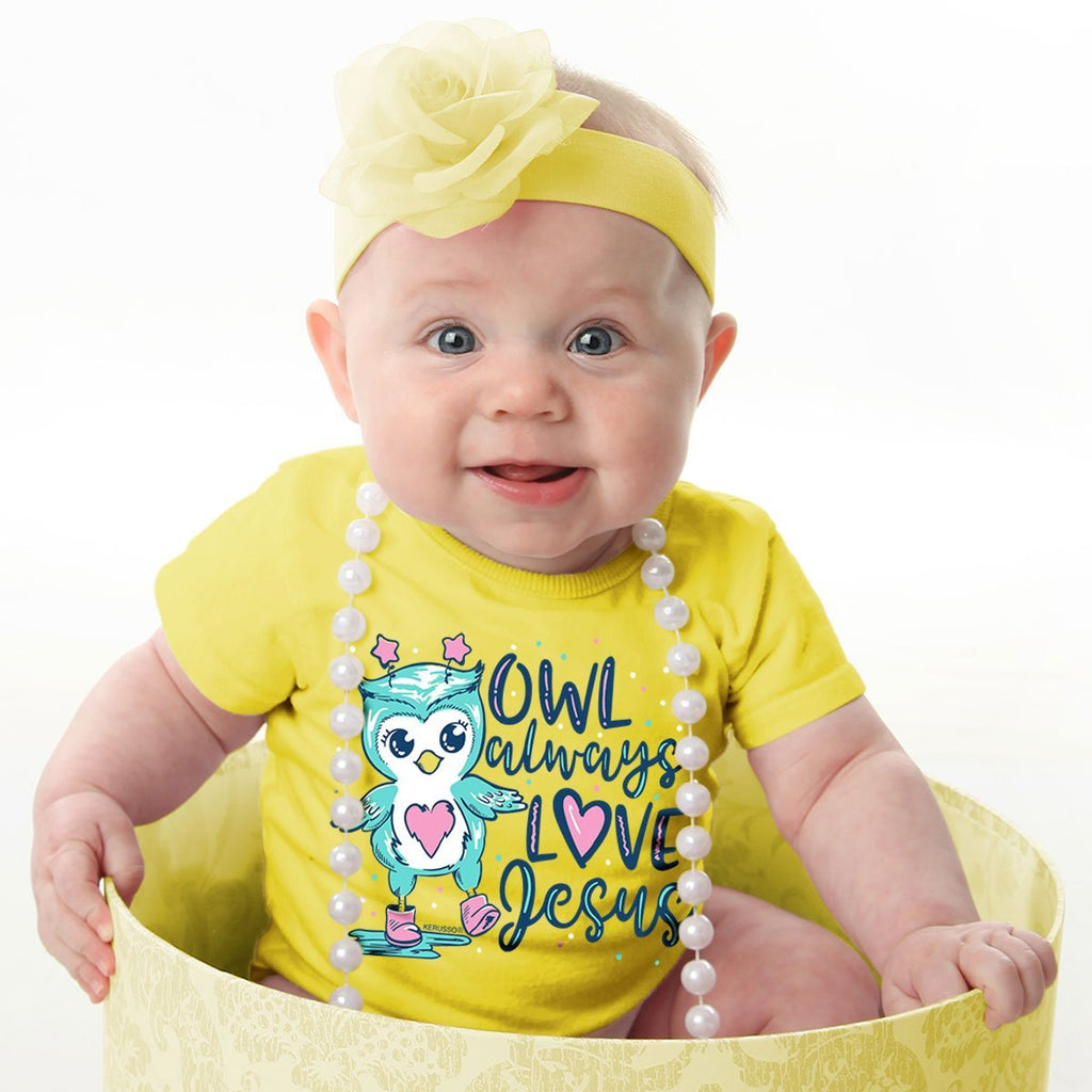 Kerusso Owl Always Love Jesus Christian Baby Toddler - Adult & Kids T-Shirts, Sweatshirts & Hoodies apparel design preview 1