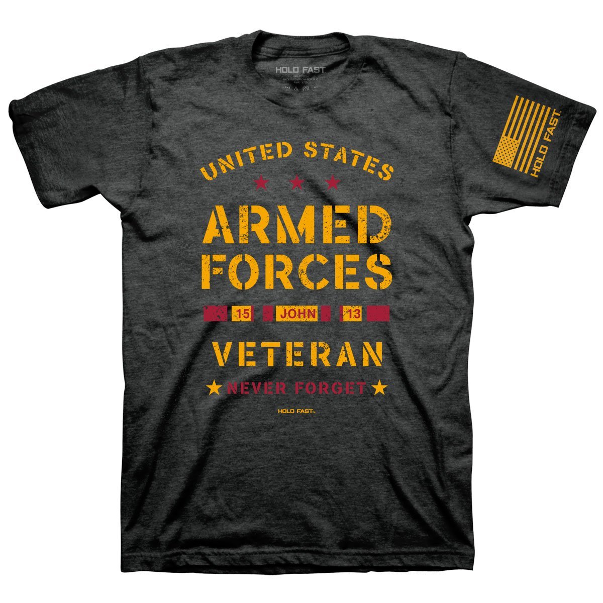 United States Armed Forces Veteran Never Forget - Adult & Kids T-Shirts, Sweatshirts & Hoodies apparel design preview 1