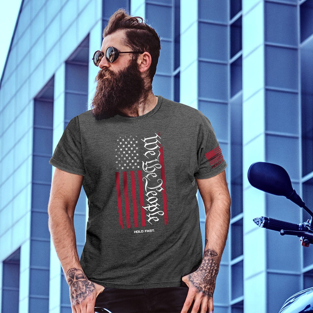 Hold Fast We The People Flag USA - Adult & Kids T-Shirts, Sweatshirts & Hoodies apparel design preview 2