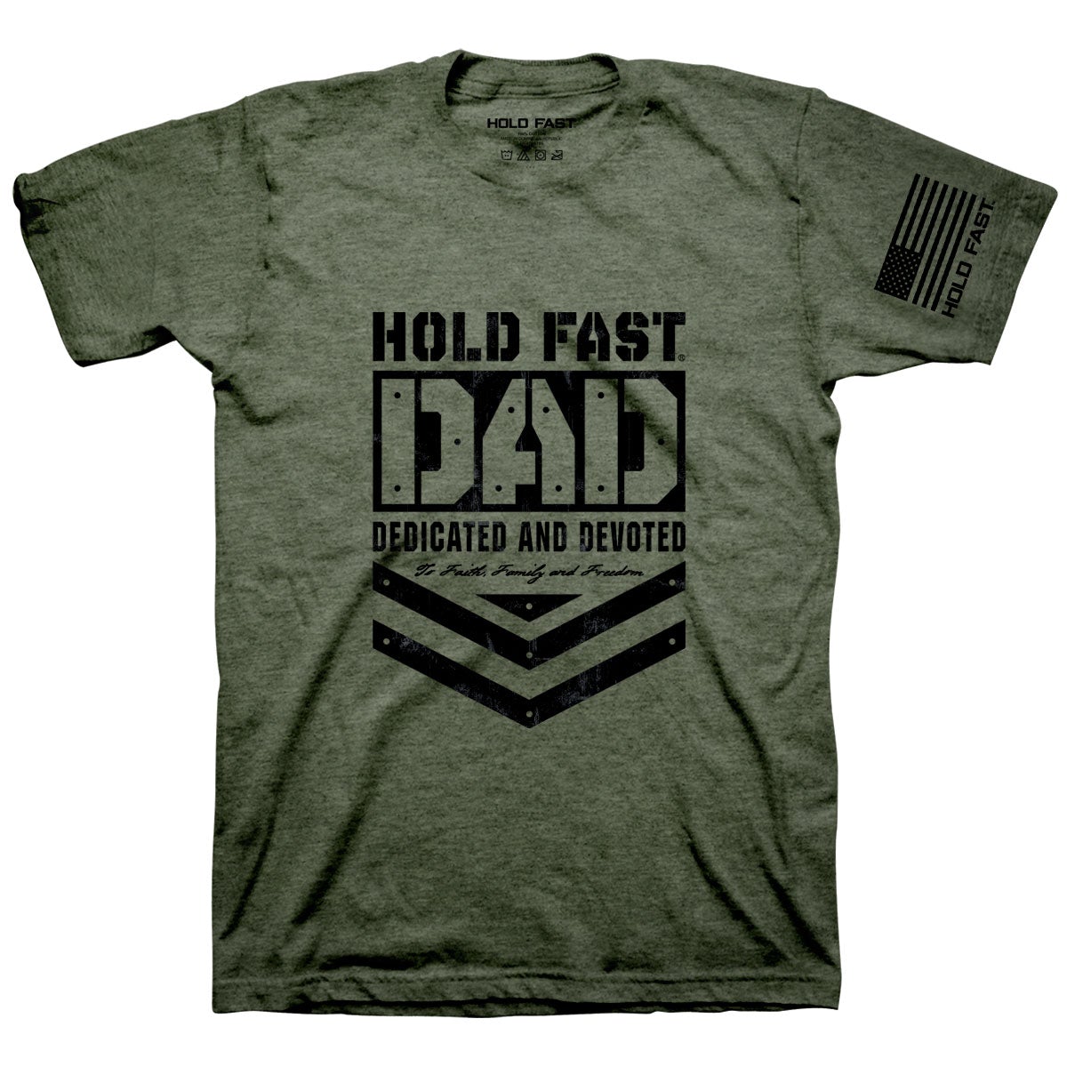 Hold Fast Dad USA - Adult & Kids T-Shirts, Sweatshirts & Hoodies apparel design preview 1