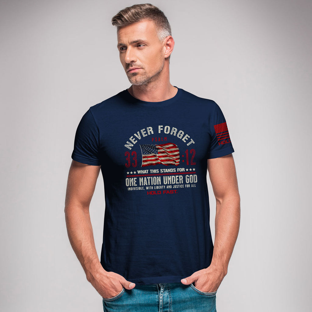 Hold Fast Never Forget USA - Adult & Kids T-Shirts, Sweatshirts & Hoodies apparel design preview 2