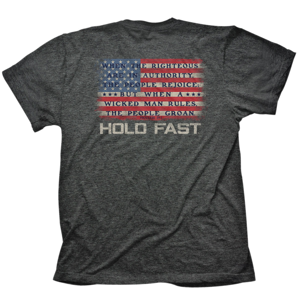 Hold Fast The Righteous USA - Adult & Kids T-Shirts, Sweatshirts & Hoodies apparel design preview 1