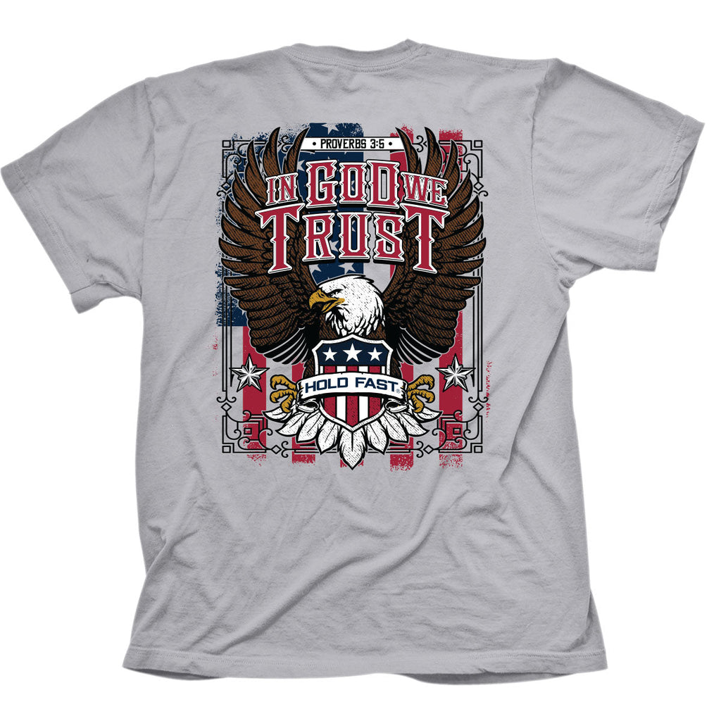 Hold Fast Trust Eagle USA - Adult & Kids T-Shirts, Sweatshirts & Hoodies apparel design preview 1